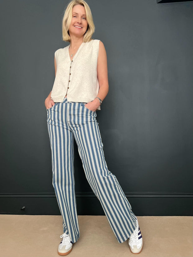 Piesazk Gilly Jeans in Captain Stripe - Taylor Bell
