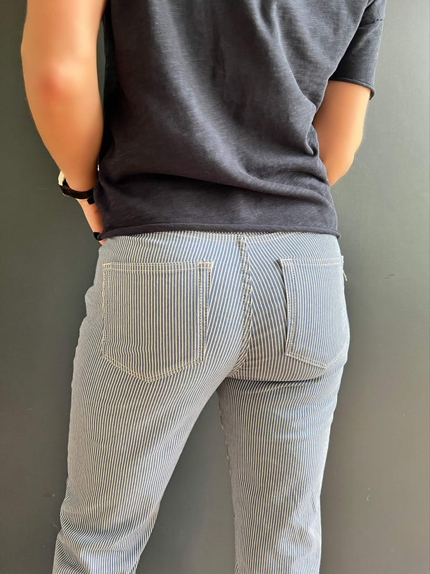 Piesazk Cara Jeans in Ocean Stripe - Taylor Bell