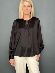 Mos Mosh Enfa Satin Blouse - Black