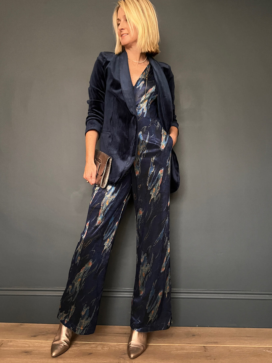 Traffic People Badlands and Blues Corrie Jumpsuit