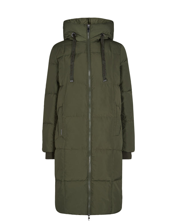 Mos Mosh Nova Square Down Coat - Forest Night Green - Taylor Bell
